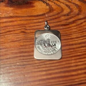 Silver Rectangular Pendant